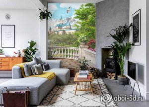 Design Studio 3D 3D Фотообои «Замок по соседству»