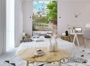 Design Studio 3D 3D Фотообои «Замок по соседству»