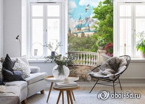 Design Studio 3D 3D Фотообои «Замок по соседству»