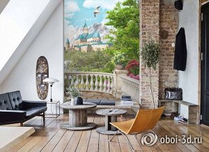 Design Studio 3D 3D Фотообои «Замок по соседству»