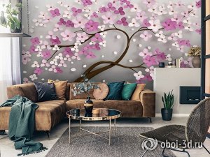 Design Studio 3D 3D Фотообои «Волшебная сакура»