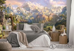 Design Studio 3D 3D Фотообои «Горная долина»