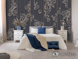 Design Studio 3D 3D Фотообои «Волны Посейдона цвета мокко»