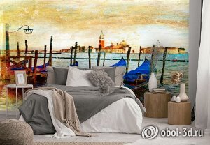 3D Фотообои  «Фреска Венеция»
