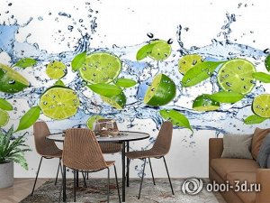 3D Фотообои  «Сочный лайм»
