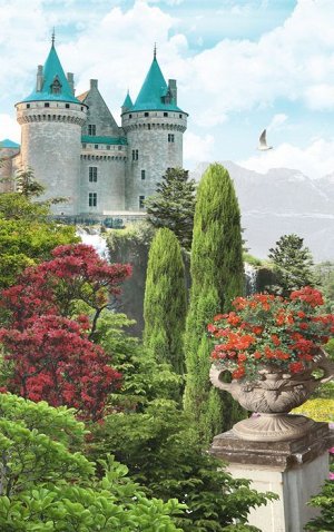 3D Фотообои «Загадочный замок»