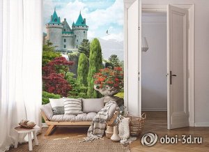 3D Фотообои «Загадочный замок»