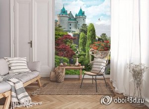 3D Фотообои «Загадочный замок»