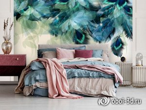 3D Фотообои «Ниспадающая легкость».