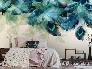 3D Фотообои «Ниспадающая легкость».