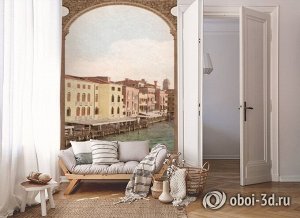 3D Фотообои «Венецианский канал 1»