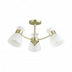 4535/3C COMFI LN21 057 матовое золото Люстра потолочная E27 3*60W 220V WILMA