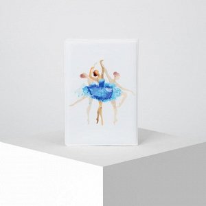 Обложка для паспорта, цвет белый, «Балерина»