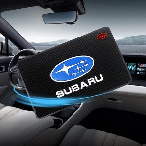 Нескользящий силиконовый коврик на панель авто Subaru