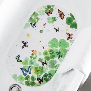 SPA-коврик для ванны на присосках Доляна «Тропики», 38?68 см, цвет МИКС