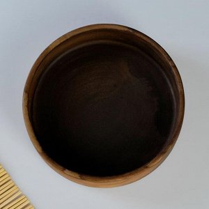 Тарелка "Кеци" коричневая, 14х4см