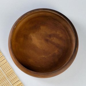 Тарелка "Кеци №2" коричневая, 17,5х4,5см