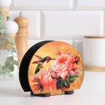 Салфетница &quot;Колибри на ветке&quot;, 13х10х5 см