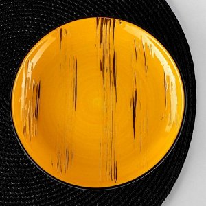 Тарелка десертная d-17,5 см "Scratch", цвет жёлтый WL-668411 / A
