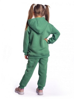 Костюм детский футер с начесом "Бейби Стайл" зелень