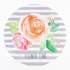 Салфетка на стол "Flower time" 30х30см