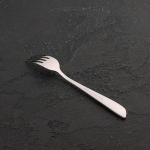 Вилка десертная Magistro «Эми», h=15,5 см, цвет серебряный