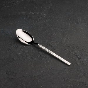 Ложка десертная Magistro «Лин», h=16 см, цвет серебряный