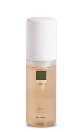 Набор Успокаивающий пузырьковый тонер с чайным деревом WellDerma Teatree Soothing Bubble Toner, 150мл+100мл.