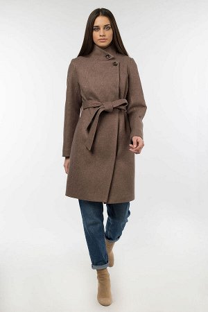 01-10448 Пальто женское демисезонное (пояс)