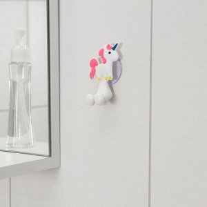 Держатель для зубной щётки детский «Весёлые зверюшки», на присоске, дизайн МИКС
