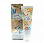 Зубная паста «Classic White» - Отбеливающая зубная паста “Saphire Beauty Clinic” с ароматом мяты и зелёного чая (коробка) 110 г / 40