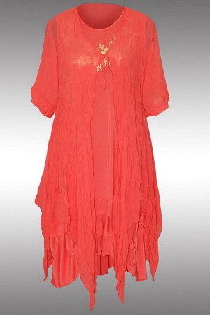 Кардиган, платье Таир-Гранд 5304 красный
