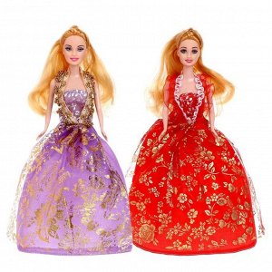 Кукла-модель «Анжелика» с набором платьев, с аксессуарами, МИКС