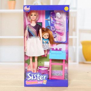 Кукла модель «София», шарнирная, с мебелью и аксессуарами, МИКС