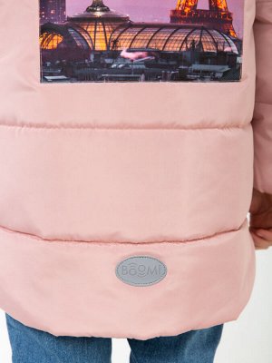 М 100996/2 (розовый) Пальто для девочки