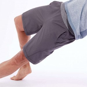 Шорты для динамической йоги мужские серые KIMJALY