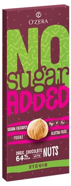 «OZera», горький шоколад No sugar added Dark&amp;Nuts, 90 г