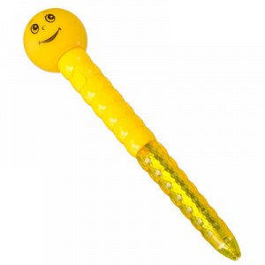 Ручка шариковая с двухрежимной подсветкой, 18см, пластик, 2 цвета, арт.11100