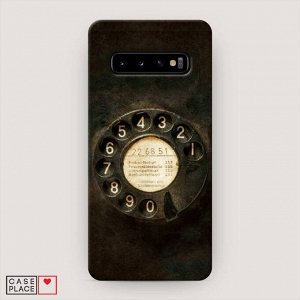 Пластиковый чехол Старинный телефон на Samsung Galaxy S10