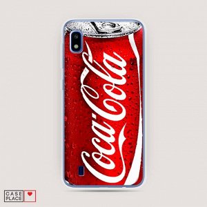 Cиликоновый чехол Кока Кола на Samsung Galaxy A10