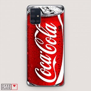 Силиконовый чехол Кока Кола на Samsung Galaxy A51