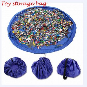 Сумка-коврик Лего-сумка (для хранения игрушек) 100 см (0370)