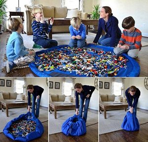 Сумка-коврик Лего-сумка 150 см