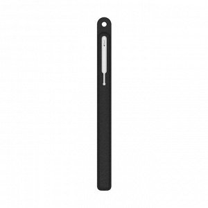 Защитный чехол для стилуса Apple Pencil 2, силикон, черный, Deppa