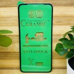Керамическое “стекло” (пленка) 9D для IPHONE 11 /XR FULL GLUE в техпаке (на полный экран, полный клей, салфетки в комплекте)