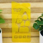 Керамическое “стекло” (пленка) “King-Kong” для Iphone 11 /XR FULL GLUE в техпаке (на полный экран, полный клей, салфетки в комплекте)