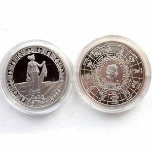 ТОКЕЛАУ 5 долларов 2012 СЕРЕБРО «ЗНАКИ ЗОДИАКА» ДЕВА