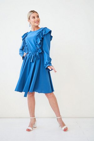 Платье Эрмина №1.Цвет:синий