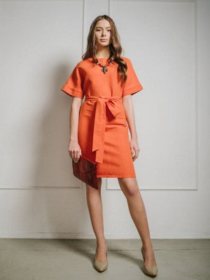 Платье ярко- оранжевый