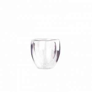 Необжигающая чашка из жаропрочного стекла 100 мл "Киото" (упаковка 4 шт